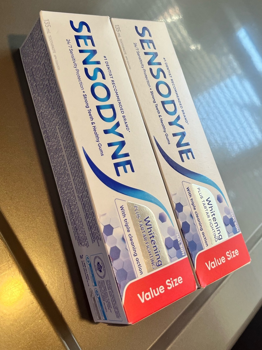 Sensodyne whitening toothpaste